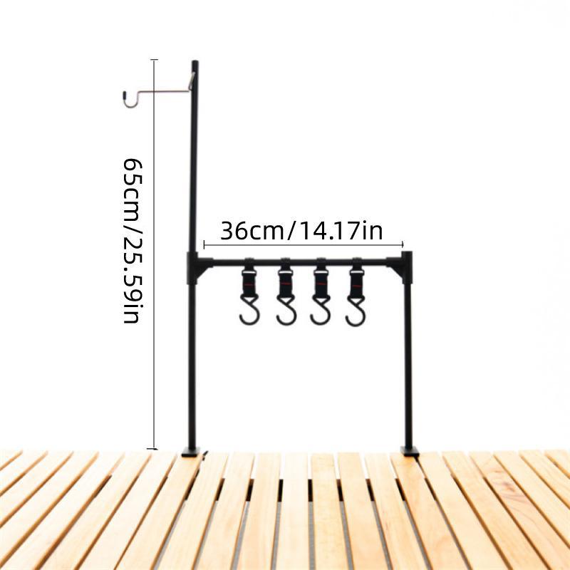 Outdoor Camping Hanging Rack Desktop Shelf Table Side Storage Camping Organizer V528-LIGHT-STAND-422427
