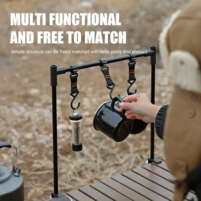 Outdoor Camping Hanging Rack Desktop Shelf Table Side Storage Camping Organizer V528-LIGHT-STAND-422427