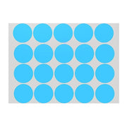 Blue Assorted Sizes Colour Sticker Dots Adhesive Round Labels Circular Spot Scrapbook - 25mm*40 Dots V528-LIGHTBLUE25MM-40DOTS33005