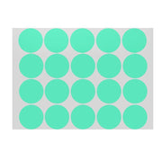 Green Assorted Sizes Colour Sticker Dots Adhesive Round Labels Circular Spot Scrapbook - 100mm*2 Dots V528-LIGHTGREEN-100MM-2DOTS15531