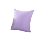 40x40cm Multicoloured Plain Solid Colour Cushion Cover Covers Decorative Pillow Case - Light Purple V528-LIGHTPURPLE-40-2358