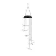 Wind Chimes Solar Powered Led Lights Changing Hanging Garden Yard Outdoor Decor - Hummingbird V528-LIGHTS-HUMMINGBIRD-107105