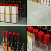 3pcs Transparent Lipstick Organizer Cosmetic Holder Storage Box for Makeup V528-LIPSTICK-STORAGE-24-3PCS-899035