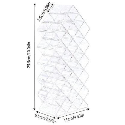 Fish Shaped Vertical Lipstick Storage Display Rack Cosmetic Organizer Holder Box V528-LIPSTICK-STORAGE-RACK-28-131321