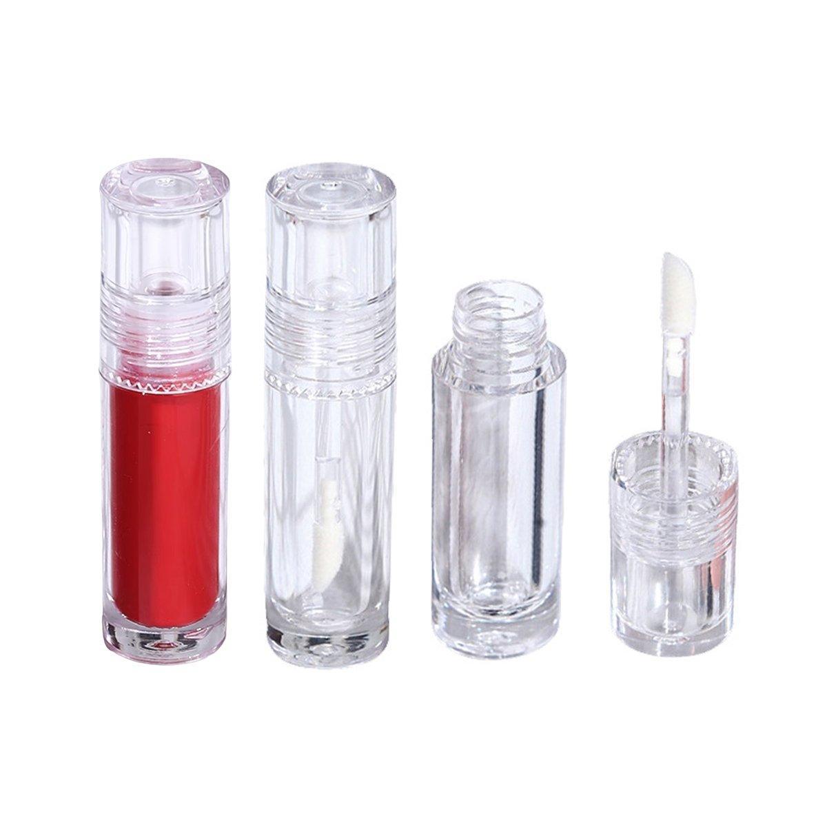 10pcs 3ml Transparent Lip Gloss Tubes Small Capacity Lip Glaze Containers V528-LIPSTICK-TUBE-10PCS-612523