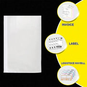 Plastic Bags 100PCS Transparent Zip Lock Clear Resealable Storage Packaging - 15x22cm