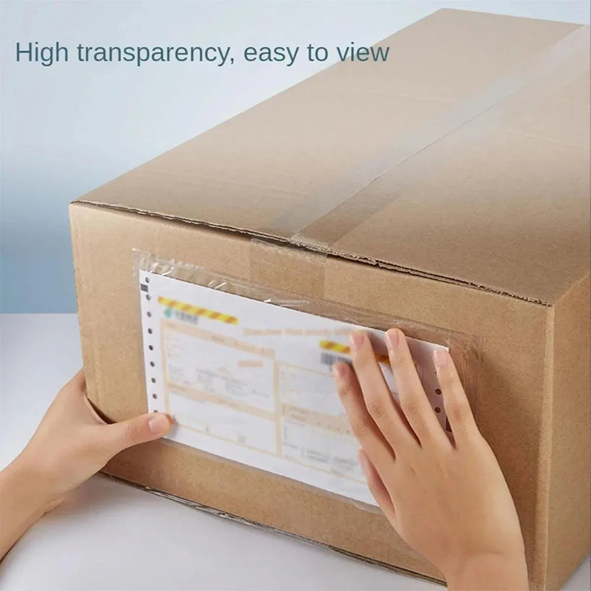 Plastic Bags 100PCS Transparent Zip Lock Clear Resealable Storage Packaging - 8x12cm