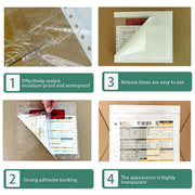 Plastic Bags 100PCS Transparent Zip Lock Clear Resealable Storage Packaging - 8x12cm