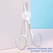 Eyebrow Trimming Scissors Eyelash Nose Hair Cutter Manicure Tweezers V528-LML-A0402-343687