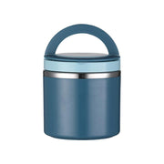 Stainless Steel Insulated Lunch Box Bento Box Thermal Food Container Breakfast - Blue V528-LNSULATED-630ML-BLUE-589014