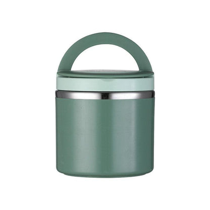 Stainless Steel Insulated Lunch Box Bento Box Thermal Food Container Breakfast - Green V528-LNSULATED-630ML-GREEN-798518