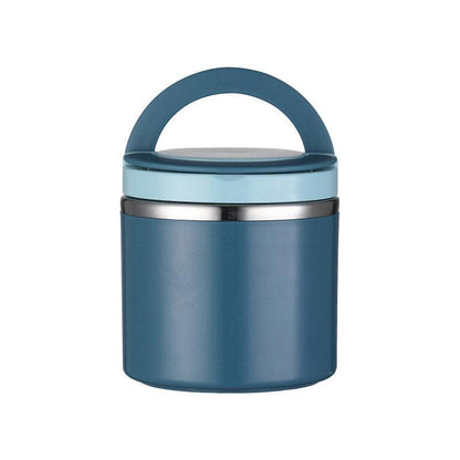 Stainless Steel Insulated Lunch Box Bento Box Thermal Food Container Breakfast - Green V528-LNSULATED-630ML-GREEN-798518