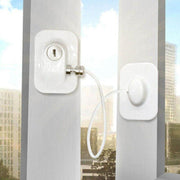 Refrigerator Lock with Keys for Fridge Cabinet Window Door and Drawer Latch Use - Black V528-LOCK-BLACK-528741