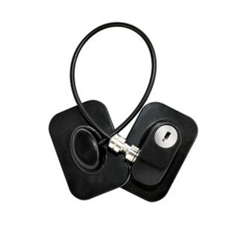 Refrigerator Lock with Keys for Fridge Cabinet Window Door and Drawer Latch Use - Black V528-LOCK-BLACK-528741