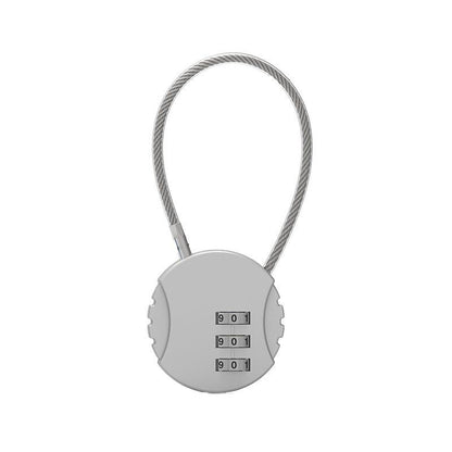 Combination Lock Padlock Locker 3 Digit Security Bike Suitcase Luggage Bag - Blue V528-LOCK-BLUE-26597