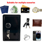 Piggy Bank Safe Cash Register Box Small Household Money Storage Safe V528-LOCK-BOX-BLACK-505821