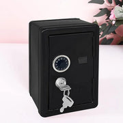 Piggy Bank Safe Cash Register Box Small Household Money Storage Safe V528-LOCK-BOX-BLACK-505821