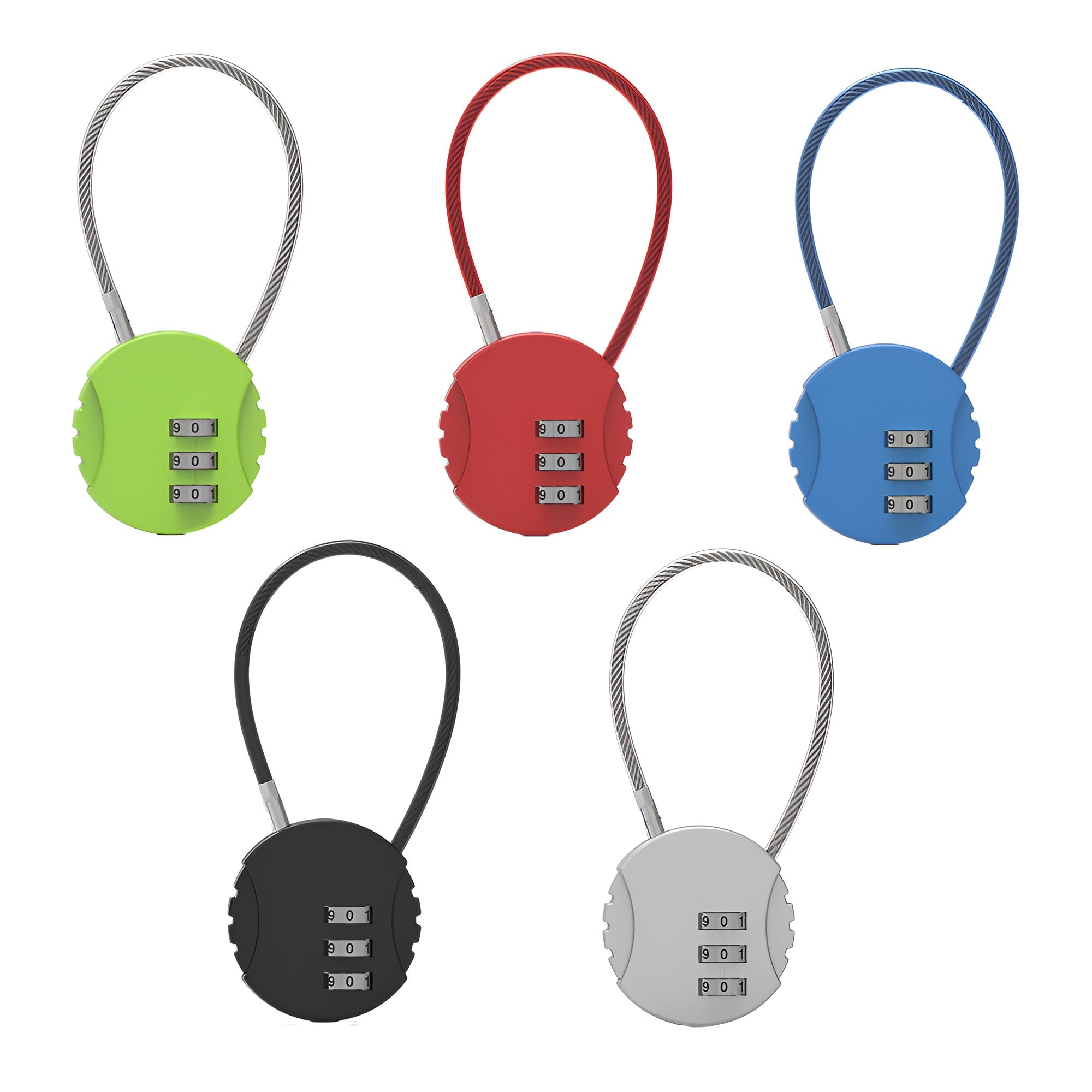 Combination Lock Padlock Locker 3 Digit Security Bike Suitcase Luggage Bag - Green V528-LOCK-GREEN-34321