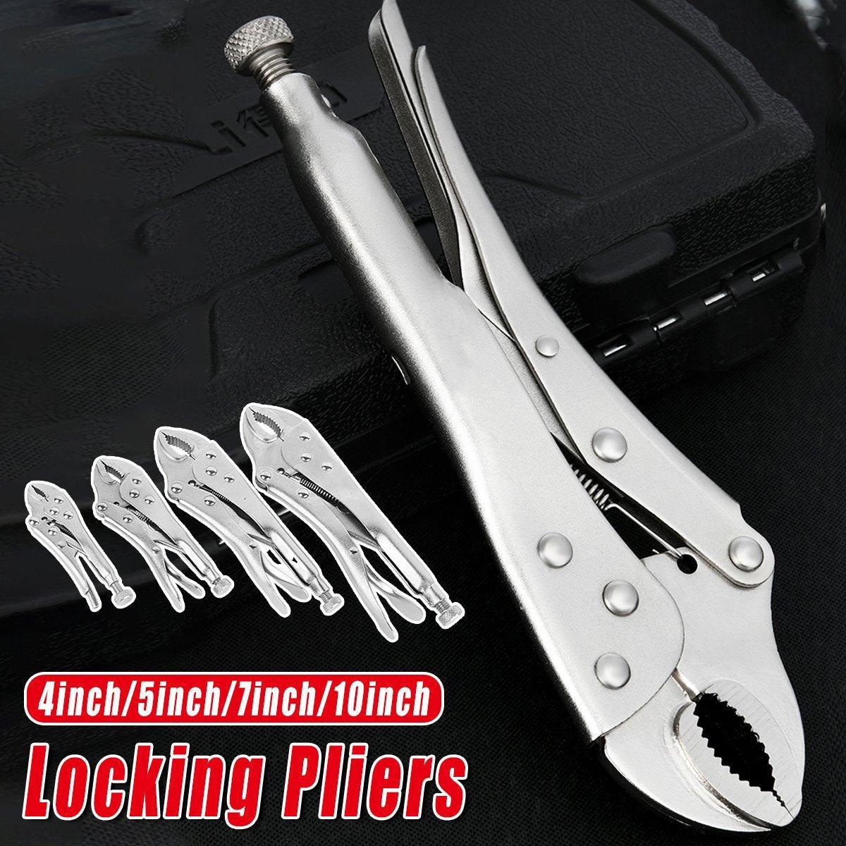Multi-functional C-type Pliers Strong Manual Grip Round Mouth Clamping Tool - 10inch V528-LOCK-PLIERS-10INCHES-233348