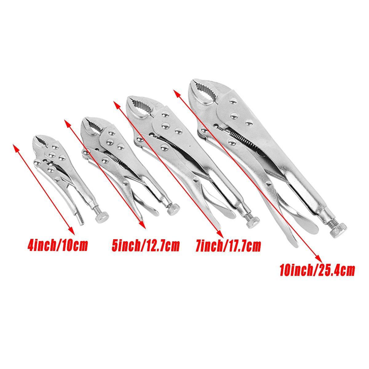 Multi-functional C-type Pliers Strong Manual Grip Round Mouth Clamping Tool - 7inch