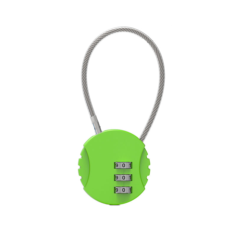 Combination Lock Padlock Locker 3 Digit Security Bike Suitcase Luggage Bag - Red V528-LOCK-RED-53542
