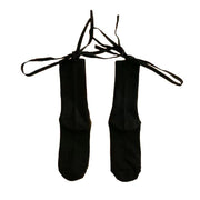 Cross-Tie Women Lolita Socks Bandage Stockings Korean Style Middle Tube Socks - White+White V528-LOLITASOCK-WHITEWHITE-974127