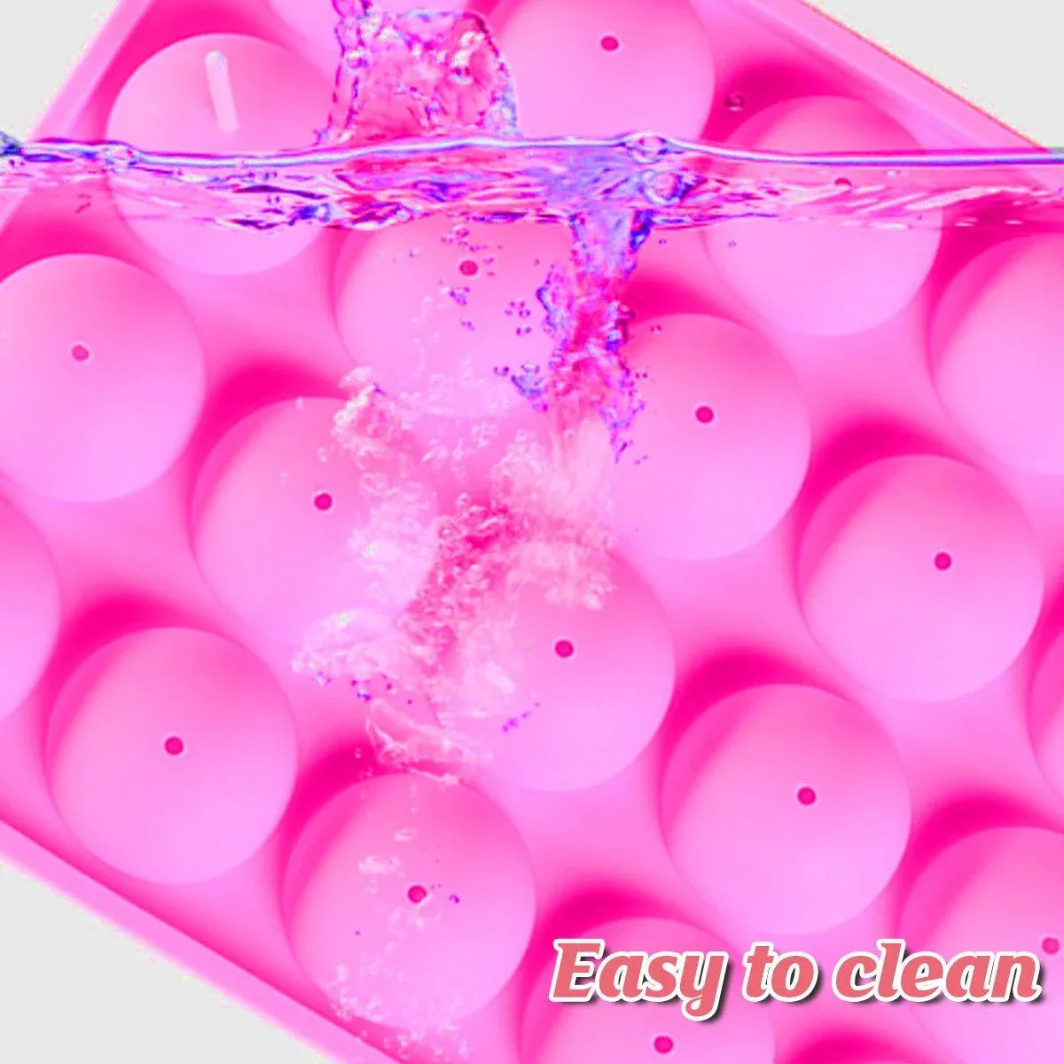 2pcs 20 Holes Round Silicone Moulds for Lollipop Candy Making Baking Tools V528-LOLLIPOP-MOLD-2PCS-652114