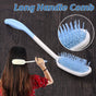 Extra Long Handle Comb Teeth and Brush for Elderly Easy Grip Hair Care Tool V528-LONG-COMB-446571