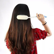Extra Long Handle Comb Teeth and Brush for Elderly Easy Grip Hair Care Tool V528-LONG-COMB-446571