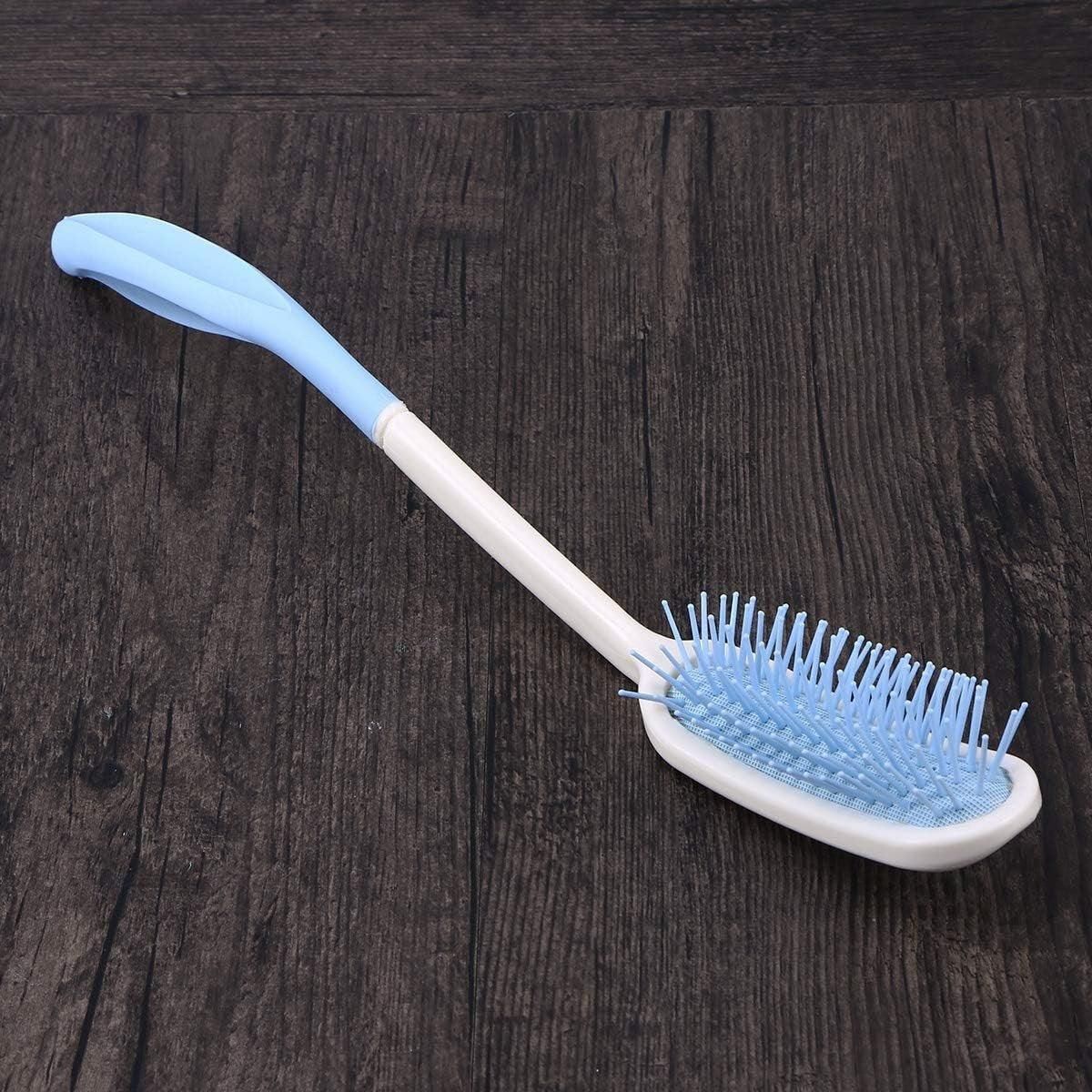 Extra Long Handle Comb Teeth and Brush for Elderly Easy Grip Hair Care Tool V528-LONG-COMB-446571