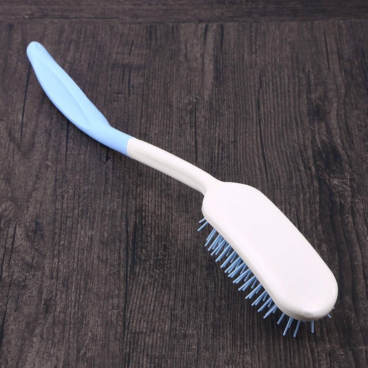 Extra Long Handle Comb Teeth and Brush for Elderly Easy Grip Hair Care Tool V528-LONG-COMB-446571