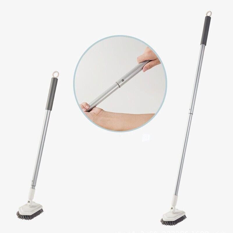 Long Handled Shower Scrub Brush with Extendable Pole for Bathroom Tiles V528-LONGFLOORBRUSH-114914
