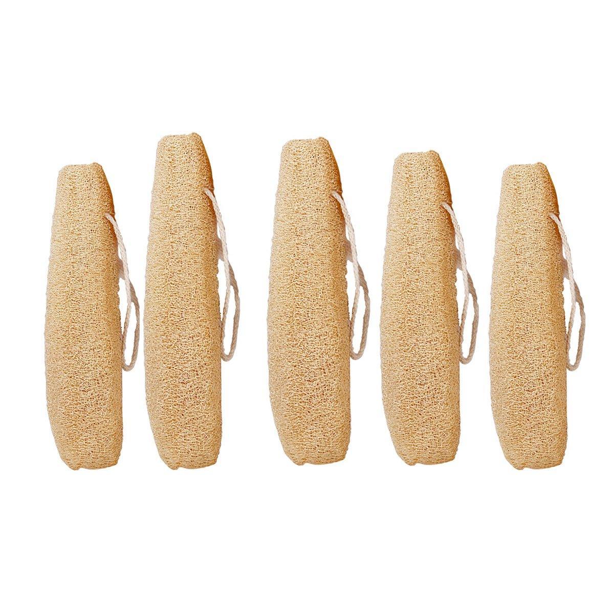 Natural Loofah Sponge Kitchen Scrubber for Dishwashing Pot Cleaning 5 Pack V528-LOOFAH-DISH-TOWEL-5PCS-725967