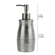 304 Household Stainless Steel Liquid Soap Lotion Shampoo Dispenser Bottle 400ML V528-LOTION-BOTTLE-400ML-593125