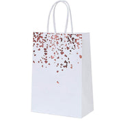 30PCS Kraft Paper Gift Bags Small Love Candy Bags Gold Foil Wedding Party Favors - White-Rainbow Foil V528-LOVE-GIFT-BAG-30PCS-04-863553