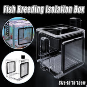 Acrylic Fish Isolation for Aquarium Guppy Fry Tropical Fish Breeding Growth Box V528-LSOLATION-BOX-1PC-589264
