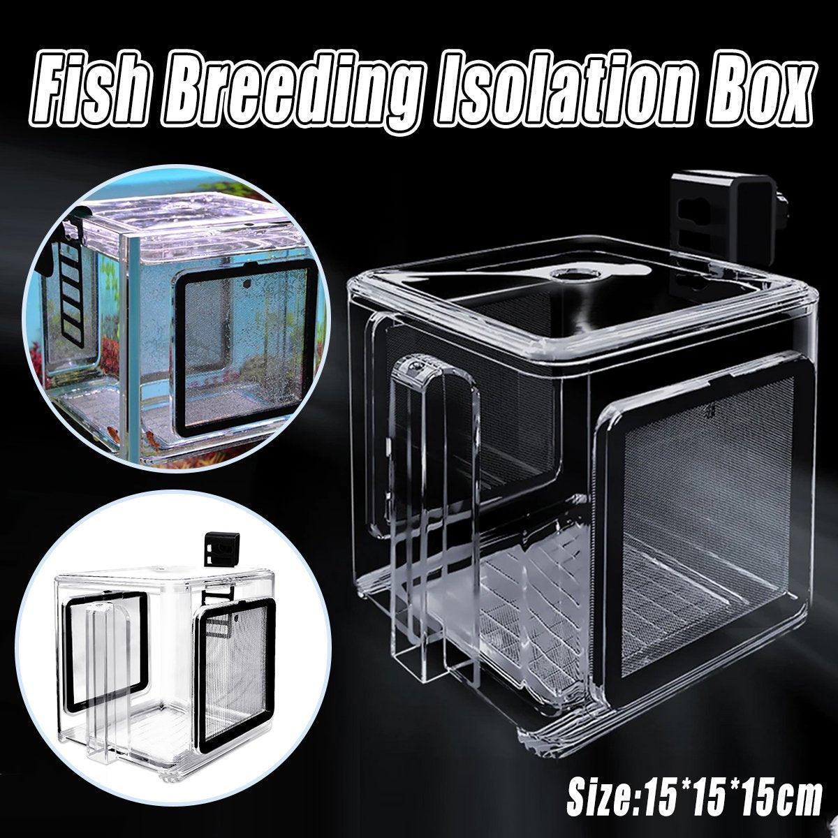 Acrylic Fish Isolation for Aquarium Guppy Fry Tropical Fish Breeding Growth Box V528-LSOLATION-BOX-1PC-589264