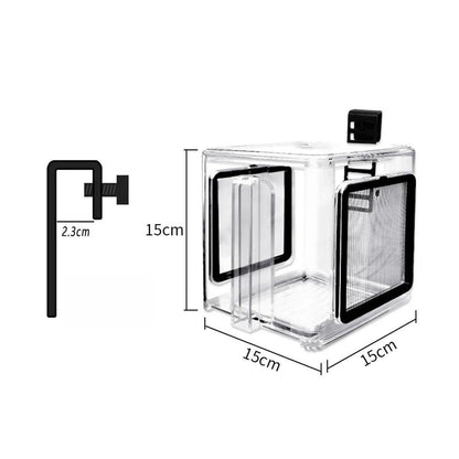 Acrylic Fish Isolation for Aquarium Guppy Fry Tropical Fish Breeding Growth Box V528-LSOLATION-BOX-1PC-589264