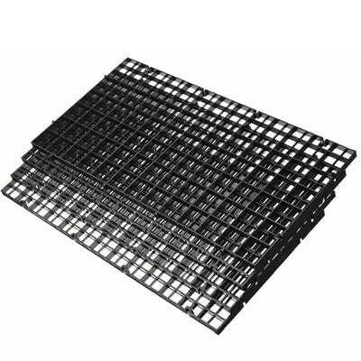 8Pcs Plastic Fish Grid Divider Durable Holder Fish Tank Tray Egg Crate Aquarium - White V528-LSOLATIONBOARD-WHITE-8PCS-84396