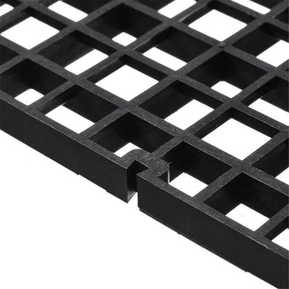 8Pcs Plastic Fish Grid Divider Durable Holder Fish Tank Tray Egg Crate Aquarium - White V528-LSOLATIONBOARD-WHITE-8PCS-84396