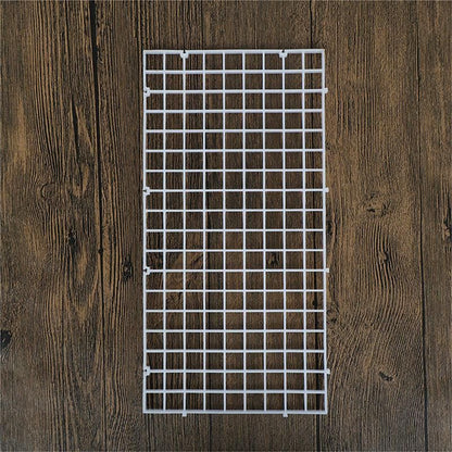 8Pcs Plastic Fish Grid Divider Durable Holder Fish Tank Tray Egg Crate Aquarium - White V528-LSOLATIONBOARD-WHITE-8PCS-84396