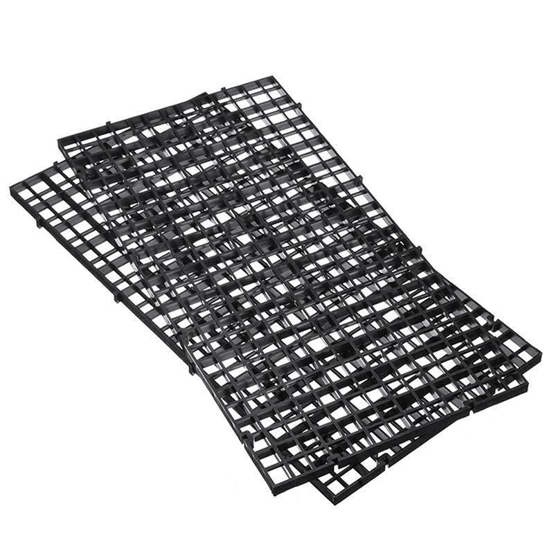 8Pcs Plastic Fish Grid Divider Durable Holder Fish Tank Tray Egg Crate Aquarium - White V528-LSOLATIONBOARD-WHITE-8PCS-84396
