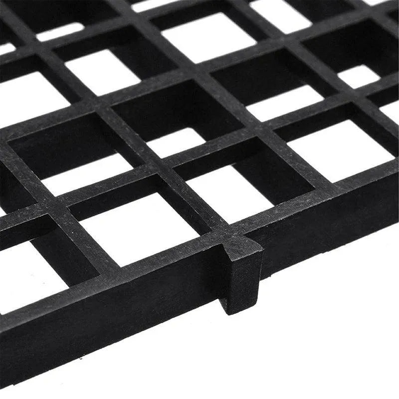 8Pcs Plastic Fish Grid Divider Durable Holder Fish Tank Tray Egg Crate Aquarium - White V528-LSOLATIONBOARD-WHITE-8PCS-84396