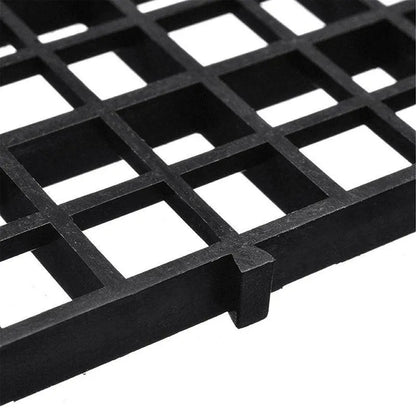 8Pcs Plastic Fish Grid Divider Durable Holder Fish Tank Tray Egg Crate Aquarium - White V528-LSOLATIONBOARD-WHITE-8PCS-84396