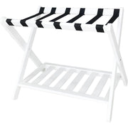 Foldable Luggage Rack Stand Portable Black Storage Shelf for Bedroom Travel V528-LUGGAGE-RACK-WHITE-741112