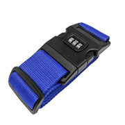 Luggage Strap Code Password Travel Suitcase Secure Lock Safe Nylon Packing Belt - Rose Red V528-LUGGAGESTRAP-PINK-163746