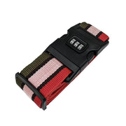 Luggage Strap Code Password Travel Suitcase Secure Lock Safe Nylon Packing Belt - Rose Red V528-LUGGAGESTRAP-PINK-163746