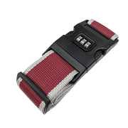 Luggage Strap Code Password Travel Suitcase Secure Lock Safe Nylon Packing Belt - Rose Red V528-LUGGAGESTRAP-PINK-163746