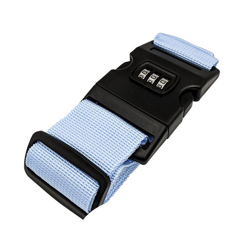 Luggage Strap Code Password Travel Suitcase Secure Lock Safe Nylon Packing Belt - Rose Red V528-LUGGAGESTRAP-PINK-163746