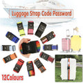 Luggage Strap Code Password Travel Suitcase Secure Lock Safe Nylon Packing Belt - Red V528-LUGGAGESTRAP-RED-874470